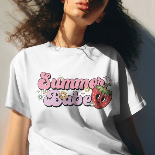 Summer Babe, Beach shirts, Summer Vacation T-Shirt (Creator Uploaded)