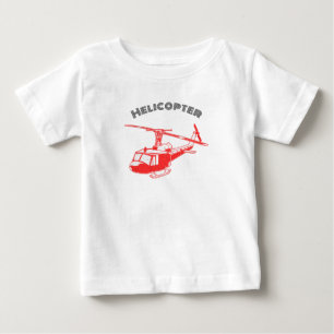 Summer Baby T-Shirt With Helicopter