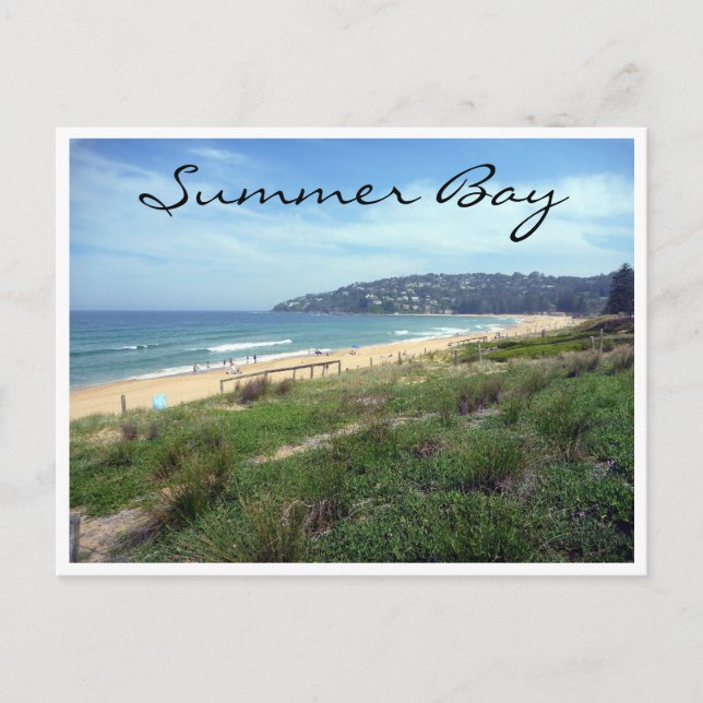 summer bay coast postcard (Front)