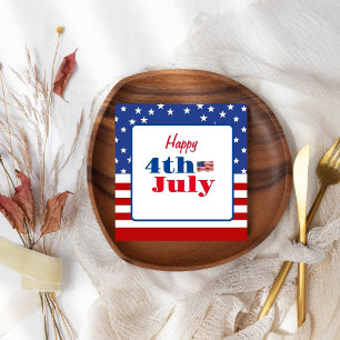 Summer BBQ Family Reunion 4th of July Custom Napkin