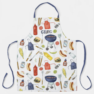 Summer BBQ Father’s Day Grill-out Gift for Dad Apron