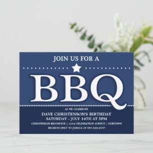 Summer BBQ Party Invitations