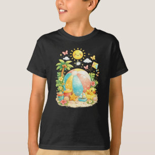 Summer Beach Ball Adventure Kids T-Shirt Cute Tr