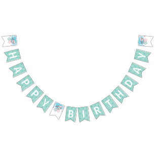 Summer Beach Birthday Party  Bunting Flags