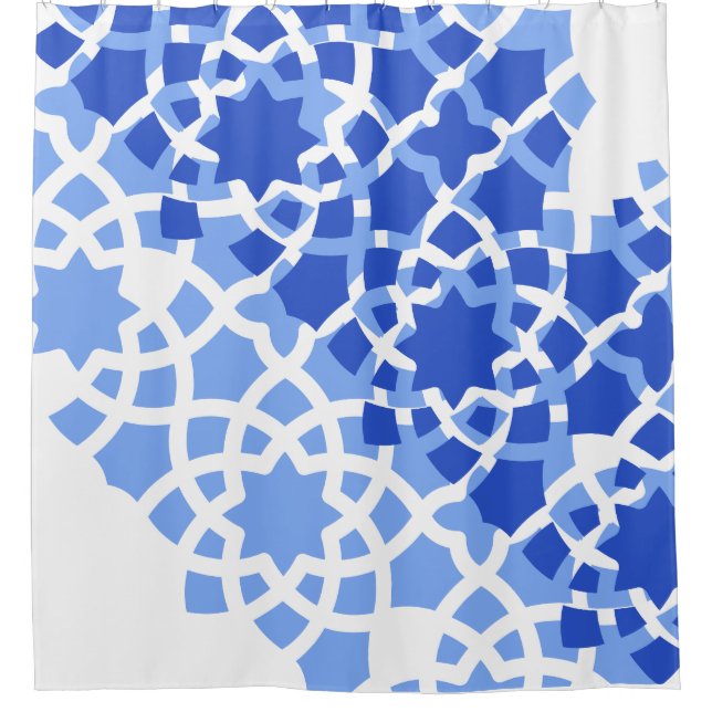 Summer beach blue  Moroccan tile (Front)