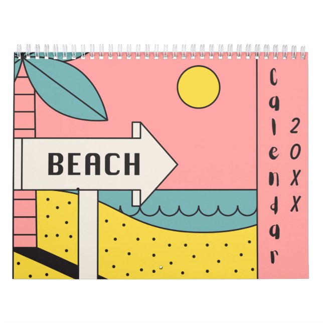 Summer beach calendar (Cover)
