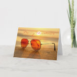 Summer Beach Christmas Greeting Card<br><div class="desc">Summer Beach Christmas Greeting Card</div>