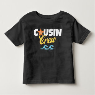 Summer Beach Cousin Crew Matching Toddler T-shirt