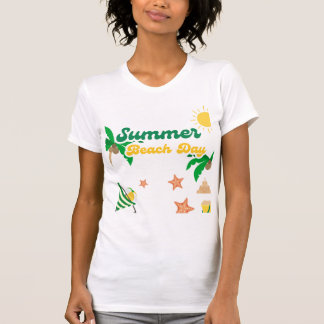 Summer Beach Day T-Shirt | Tropical Palm Tree Tee