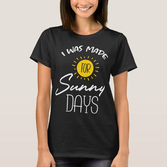 Summer Beach Design T-Shirt (Front)