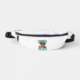 Summer Beach Dog Vintage Sunglasses Shirt Design_1 Fanny Pack