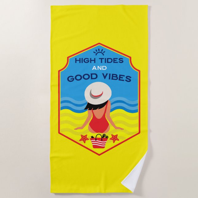 Summer Beach Essential Gift Towel (Front)