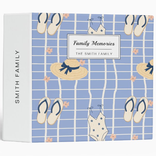Summer Beach Essentials Pattern (1) Binder (Front/Spine)
