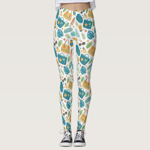 Summer Beach Essentials Pattern (1) Leggings