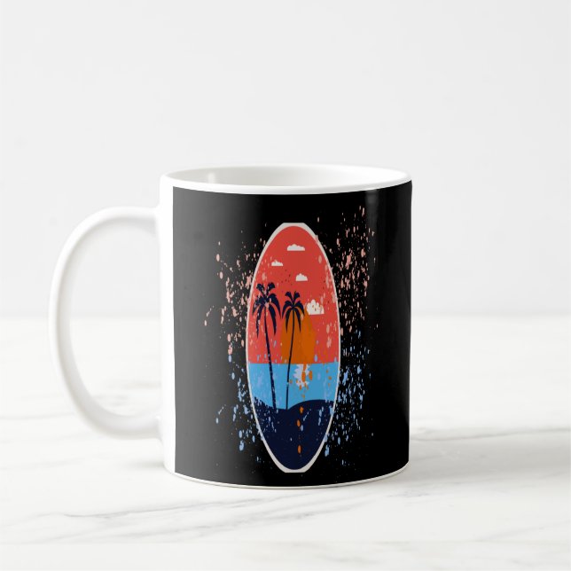 Summer Beach Front Vacations Coffee Mug (Left)