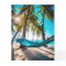 Summer Beach Hammock Ocean Vacation Palm Trees