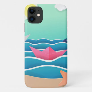 Summer Beach Landscape iPhone 11 Case