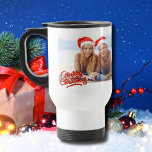Summer Beach Merry Christmas Photo Holiday Travel Mug<br><div class="desc">Beautiful holiday mug with photo place holder. Summer Merry Christmas photo holiday coffee mug. Add your own photo or image. View more holiday designs in my store. #modern #festive #holidays #Christmas #Xmas #seasonal #design #personalized #photo #merry #PhotoMug #coffee #mug #travel</div>