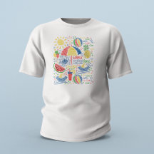 summer beach motif