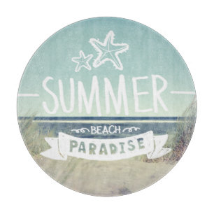 Summer Beach Paradise Cutting Board