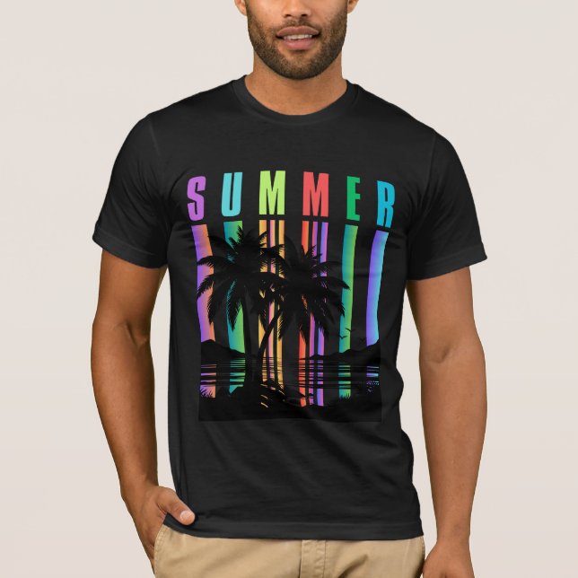 Summer Beach Paradise T-Shirt (Devant)