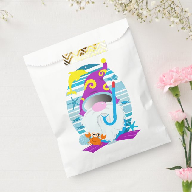 Summer Beach Party Gnome Favour Bag (Sealed)