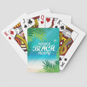 Summer Beach Party Playing Cards