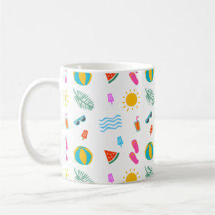 Summer Beach Pattern Mug