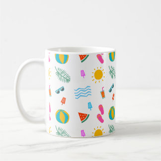 Summer Beach Pattern Mug
