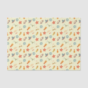 Summer Beach Pattern Tissue Paper