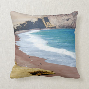 Summer beach pillow