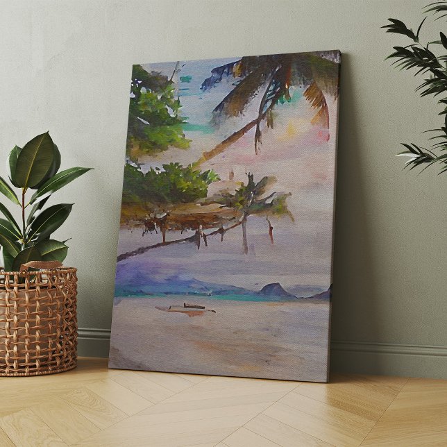 Summer Beach Postcards - 1/3 Canvas Print (Creator Uploaded)