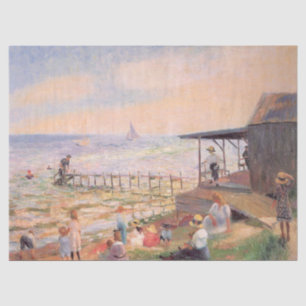 Summer Beach Scene Tissue Paper