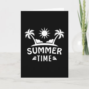 Summer Beach Sea Sun Vacation Surf Cool Funny Gift Card