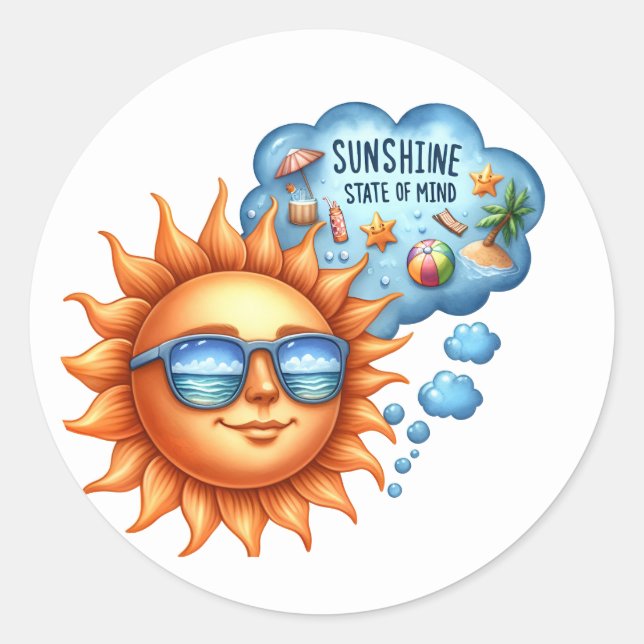 Summer Beach Stickers (Front)