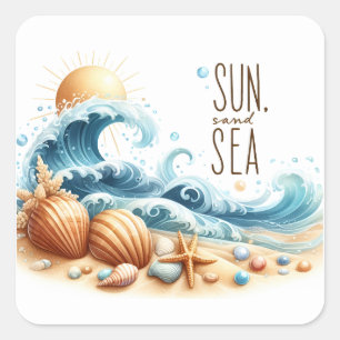Summer Beach Stickers