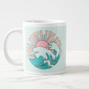 Summer Beach Sun and Surf Large Coffee Mug