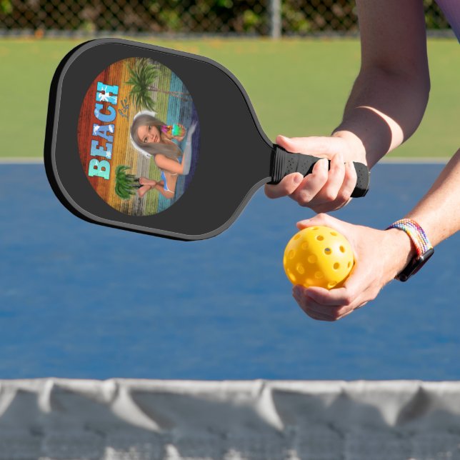 Summer Beach Tan Pickleball Paddle (Insitu)