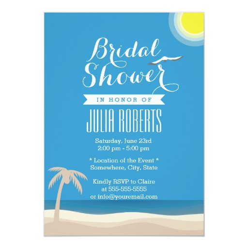 Bridal Shower Beach Theme Gifts - T-Shirts, Art, Posters & Other Gift ...