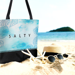 Summer Beach Theme Vacation Ocean Tote Bag