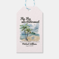 Summer Beach Themed Flip Flop Retirement Party