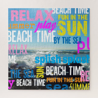 Summer Beach Time Fun Jigsaw Puzzle