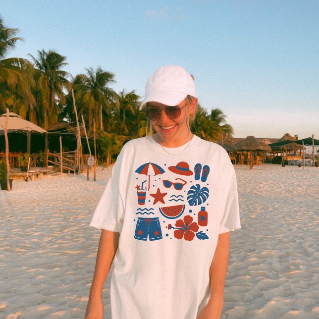 Summer Beach Trendy Summer T-Shirt (Creator Uploaded)