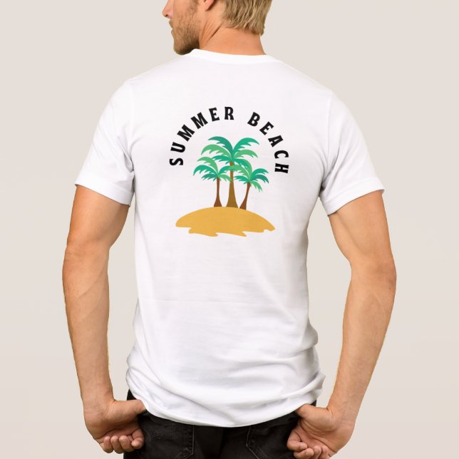 Summer Beach Tri-Blend Shirt (Back)