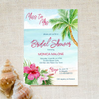 Summer beach tropical bridal shower