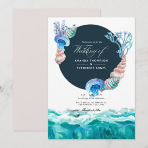 Summer Beach Wedding Invitation