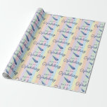 Summer Beach Wedding Ocean Seashell Rainbow Stripe Wrapping Paper<br><div class="desc">Let the spirit of the sea bless the couple with this shell-themed gift wrap. "Happy Wedding" text adds the perfect finishing touch for coastal or outdoor weddings.</div>