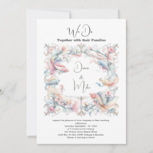 Summer beach, with details, invitation