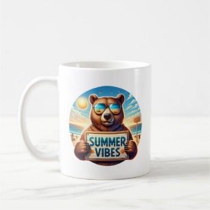 Summer Bear Coffee Mug