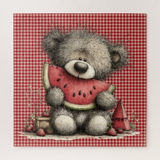 Summer Bear Puzzle (Vertical)
